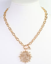 Load image into Gallery viewer, Armidale Horsebit Coin Necklace Gold: Default
