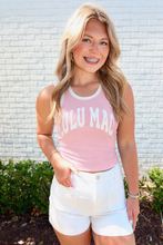 Load image into Gallery viewer, Lulu Mac Light Pink + White Letter Tank