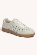 Load image into Gallery viewer, MODIFY-26 Intricate Woven-Pattern Lace-Up Casual Sneakers: GOLD / A18