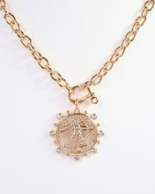 Load image into Gallery viewer, Armidale Horsebit Coin Necklace Gold: Default