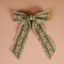 Load image into Gallery viewer, Cottage Crush Hair Bow-Olive Green