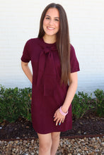 Load image into Gallery viewer, Sweater Dress- Burgundy