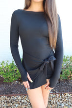 Load image into Gallery viewer, The Bristol Wrap Dress- Black