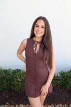 Load image into Gallery viewer, The Brown Keyhole Dress