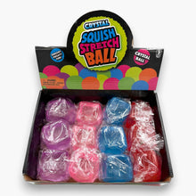 Load image into Gallery viewer, Crystal Squish Stretch Ball Pastel 12CT PDQ