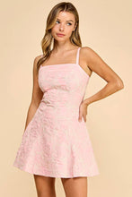 Load image into Gallery viewer, Embroidery fit and flare style mini dress: MINT / L