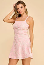 Load image into Gallery viewer, Embroidery fit and flare style mini dress: MINT / S