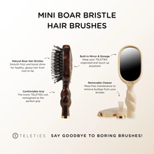 Load image into Gallery viewer, Mini Boar Brush | Tortoise