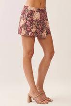 Load image into Gallery viewer, CP10419-Floral print wrap front skort: MULTI / L
