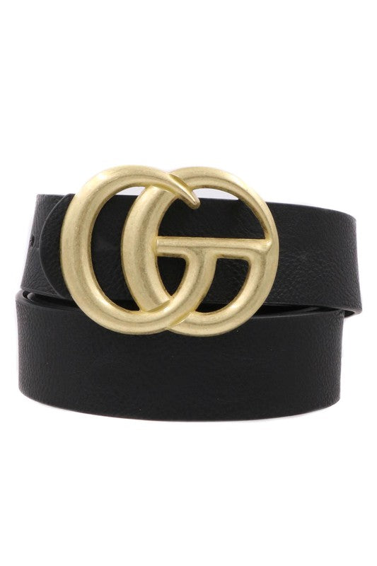 Black Matte GG Belt