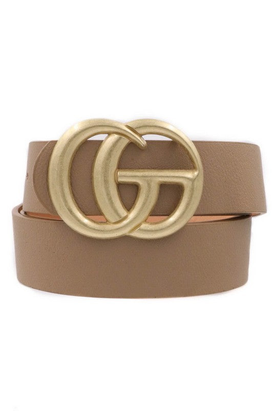 Taupe Matte GG Belt