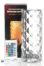 Load image into Gallery viewer, Crystal Rose Diamond Lamp
