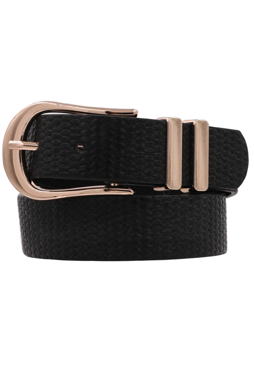 Black Belt With Gold Accents