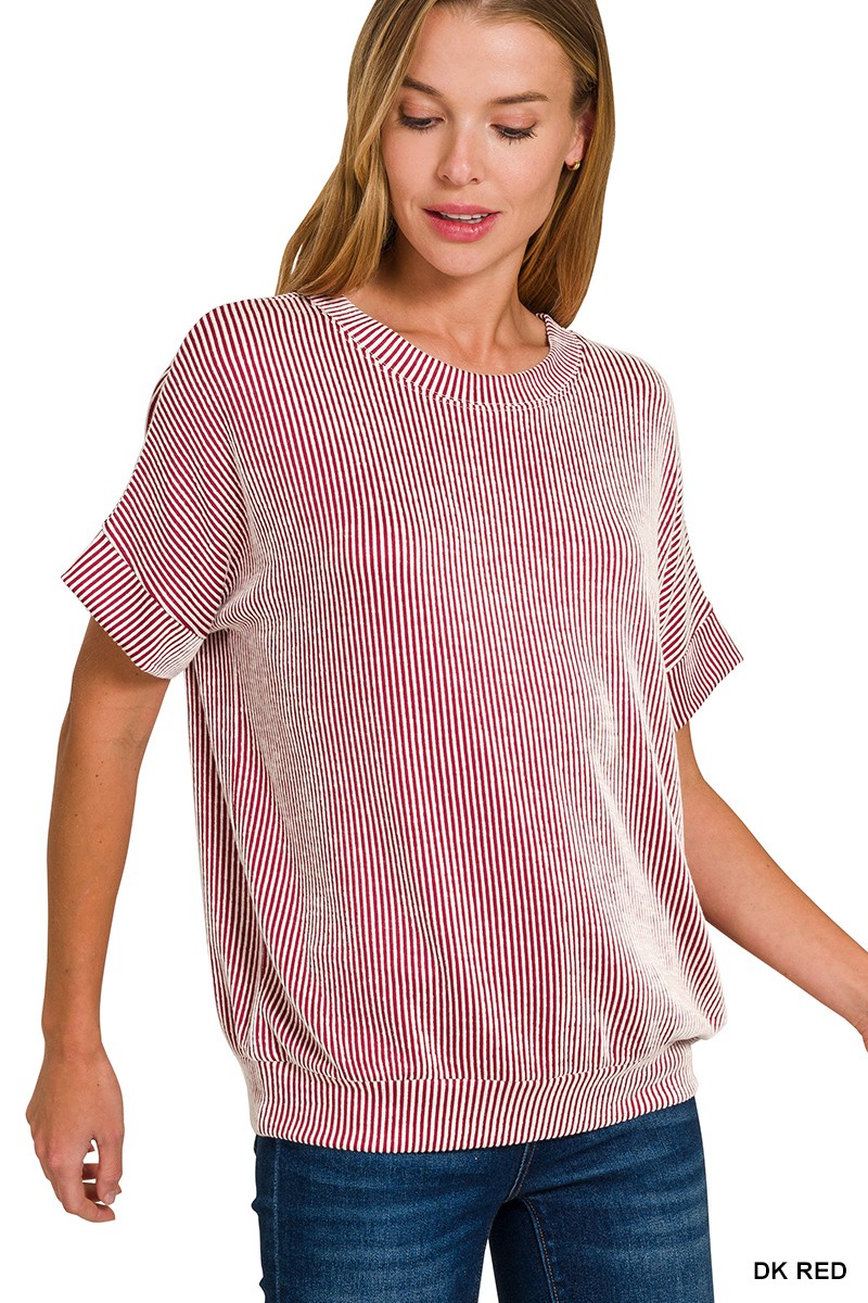 The Adeline Top- Red
