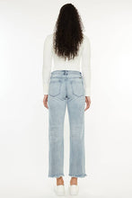 Load image into Gallery viewer, HIGH RISE STRAIGHT FIT JEANS-KC20011L: LIGHT / 7/27
