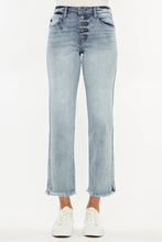 Load image into Gallery viewer, HIGH RISE STRAIGHT FIT JEANS-KC20011L: LIGHT / 5/26
