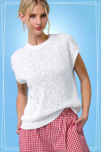Load image into Gallery viewer, JCS3598-Loose Fit Sleeveless Ribbed Knit Crew Mock Neck Top: Hot Choco / M
