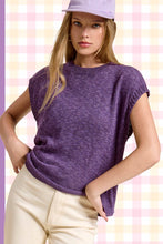 Load image into Gallery viewer, JCS3598-Loose Fit Sleeveless Ribbed Knit Crew Mock Neck Top: Hot Choco / L
