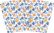 Load image into Gallery viewer, BLUE &amp; ORANGE FALL LEAVES with Blue Bow (TALL ONLY)
