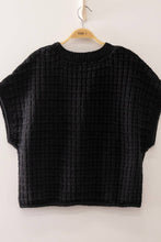 Load image into Gallery viewer, 12W3719N-Waffle Texture Crop Cardigan: CREAM / S-M-L/2-2-2
