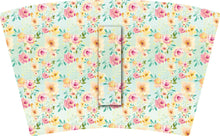 Load image into Gallery viewer, MINT FLORAL with Yellow Bow (TALL ONLY) (Copy)
