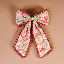 Load image into Gallery viewer, Fancy Frills Hair Bow-Everbloom Dusty Rose
