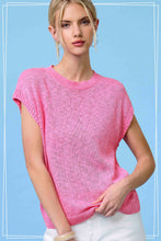 Load image into Gallery viewer, JCS3598-Loose Fit Sleeveless Ribbed Knit Crew Mock Neck Top: Hot Choco / M
