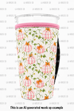 Load image into Gallery viewer, PINK GINGHAM PUMPKINS (TALL ONLY)
