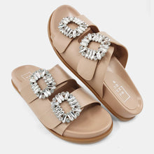 Load image into Gallery viewer, Rhinestone Mauve Sandals
