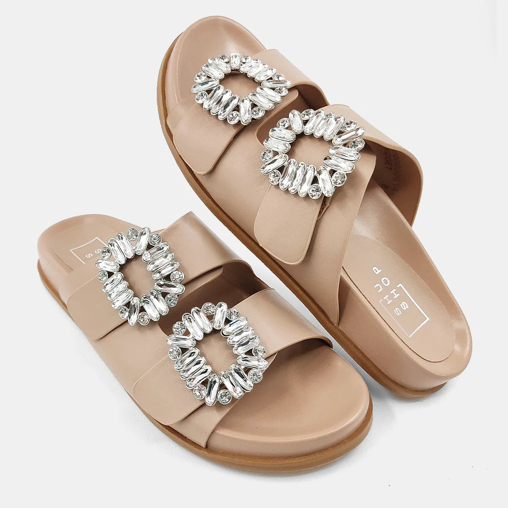 Rhinestone Mauve Sandals