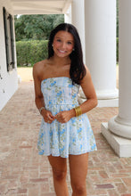 Load image into Gallery viewer, The Julia Romper- Blue
