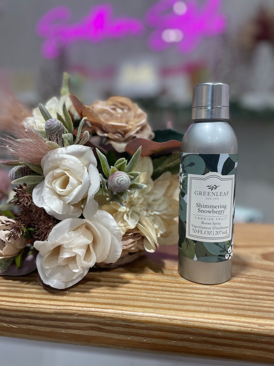 Shimmering Snowberry Room Spray