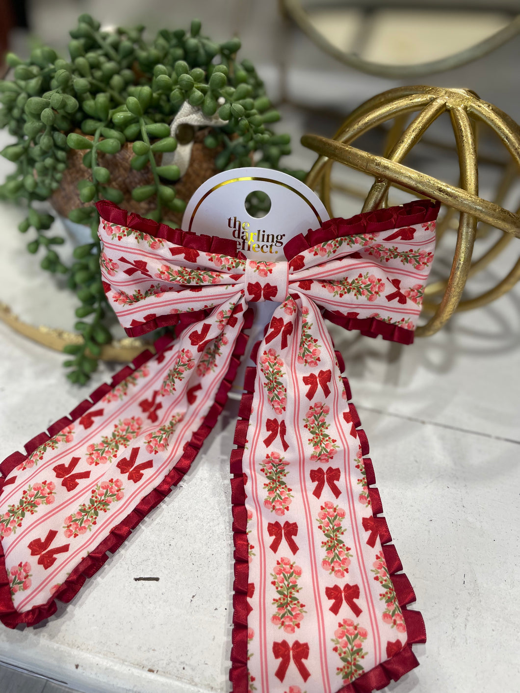 Fancy Frills Holiday Bow