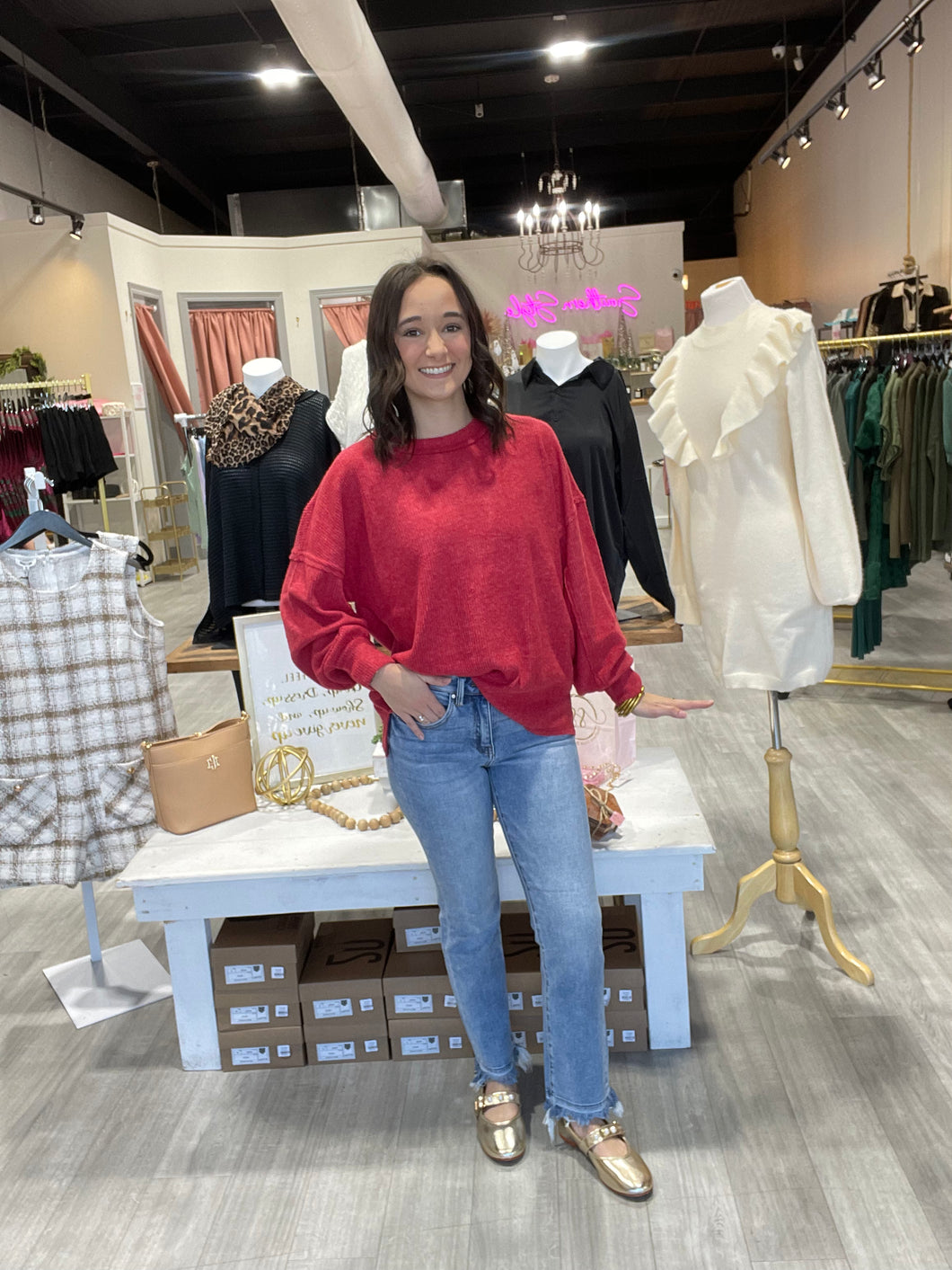 The Presley Top - Red