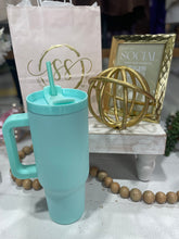 Load image into Gallery viewer, Pink &amp; Teal Tumbler
