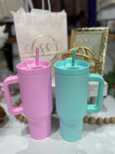 Load image into Gallery viewer, Pink &amp; Teal Tumbler
