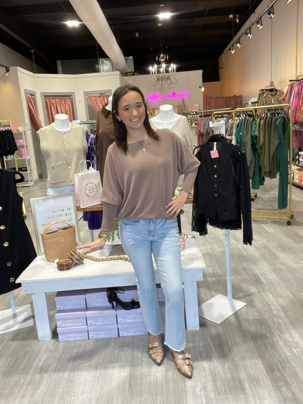 The Tonya Top- Mocha