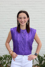 Load image into Gallery viewer, The Allie Sweater-Purple
