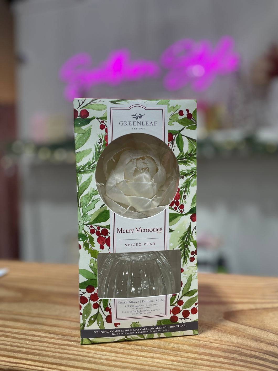 Merry Memories Flower Diffuser