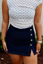 Load image into Gallery viewer, The Bella Skort - Dark Wash
