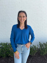Load image into Gallery viewer, The Hazel Top-Blue
