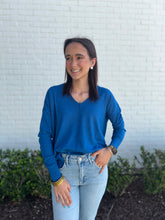 Load image into Gallery viewer, The Hazel Top-Blue
