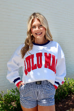 Load image into Gallery viewer, Lulu Mac Sweatshirt- Red / Navy
