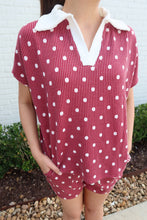 Load image into Gallery viewer, Polka Dot Set- Red
