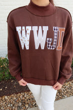 Load image into Gallery viewer, WWJD Sweatshirt- Brown
