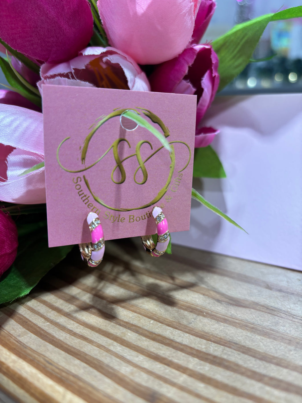 The Berry Pink Hoop