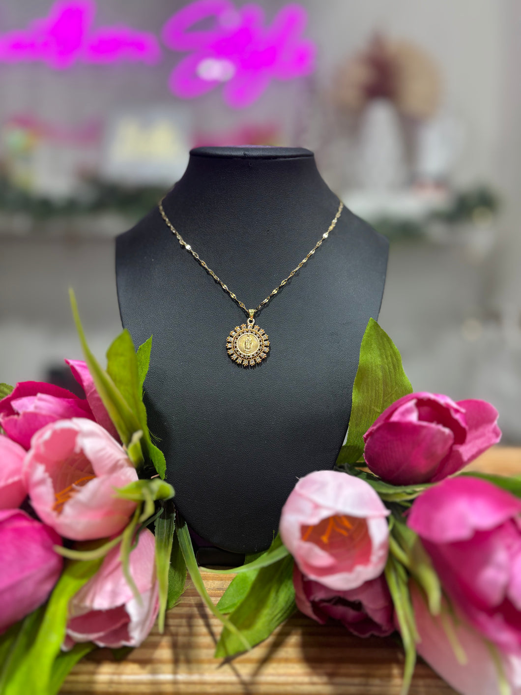 Virgin Mary Necklace