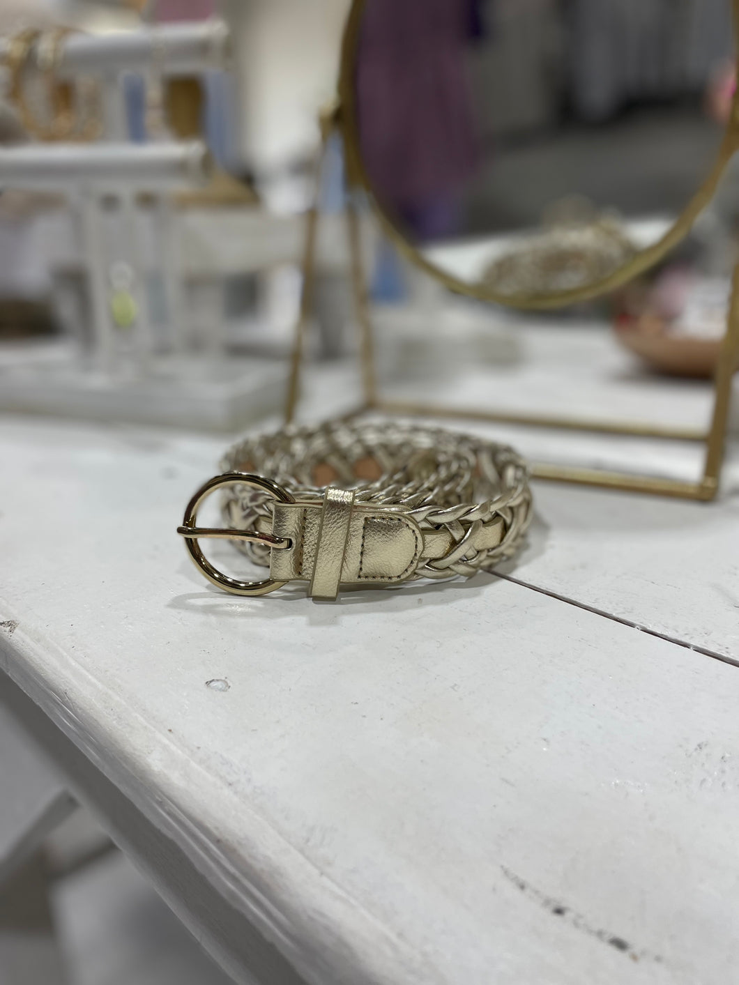 Gold Braided Belt