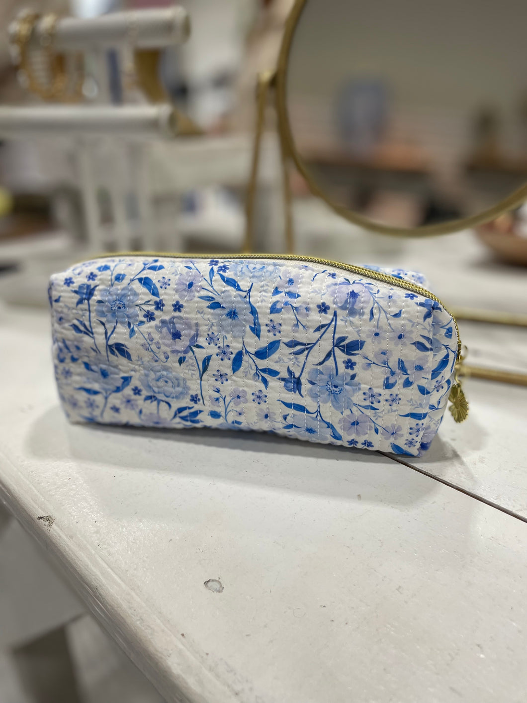 Blue Floral Bag