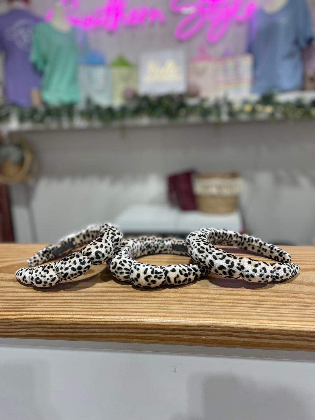 Animal print makeup headband